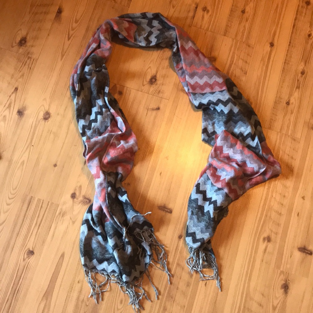 Orange | Gray | Black Fashion Scarf